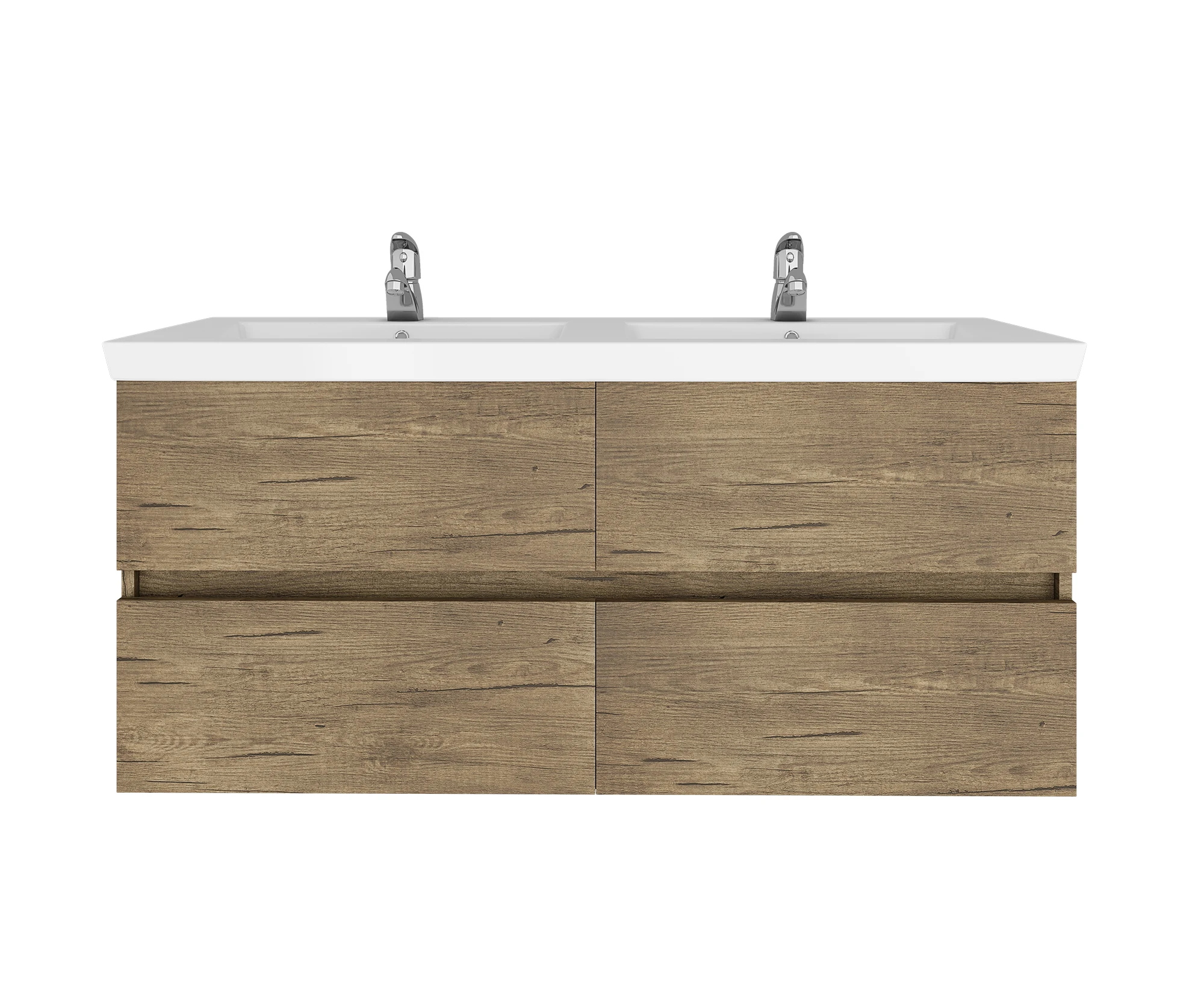 High Quality Modern Bathroom Vanity Luxus 120 Pl Wood Double Sink