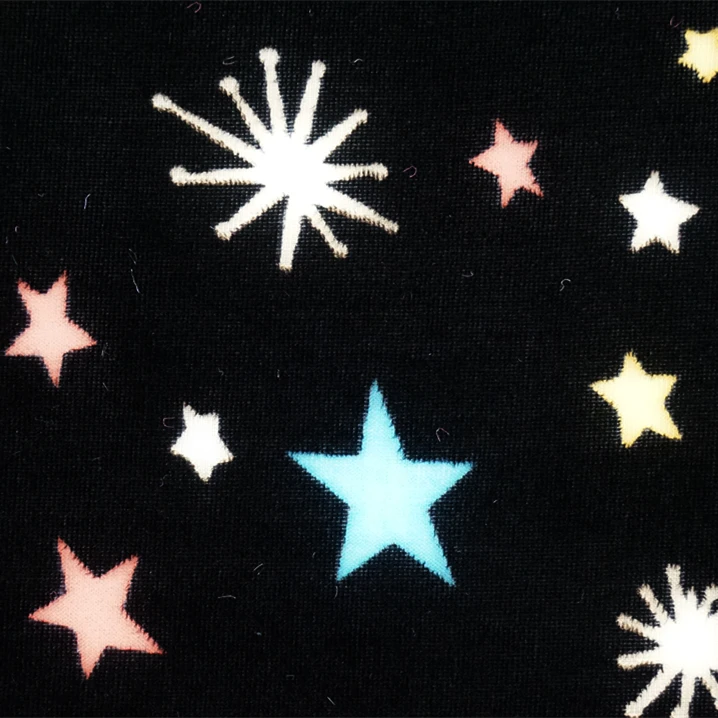 Высококлассная сеть, популярная Золотая бронзовая технология, бархатная ткань со звездами для платья