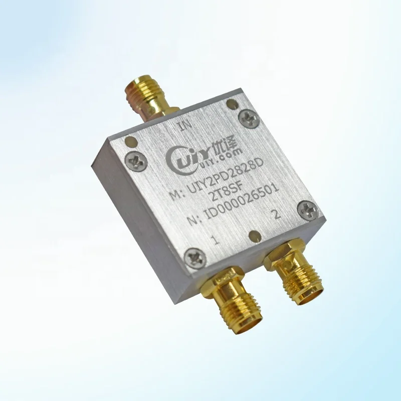 S C Band 2GHz to 8GHz 2 Way RF Power Divider Splitter for Satellite