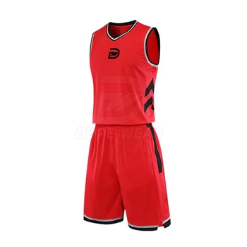Custom Cheap Basketball Uniform Set Unique Red Basketball Jersey Design American Basketball Singlets With Numbers
