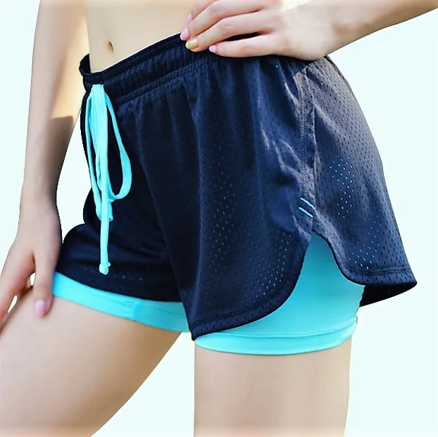 2 in 1 sports shorts women