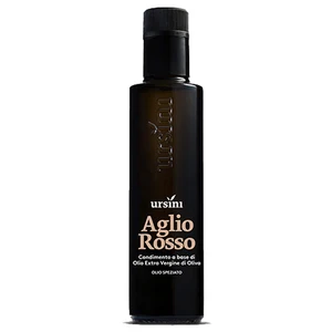 Italian Extra Virgin Olive Oil with Red Garlic 250 ml Bottle