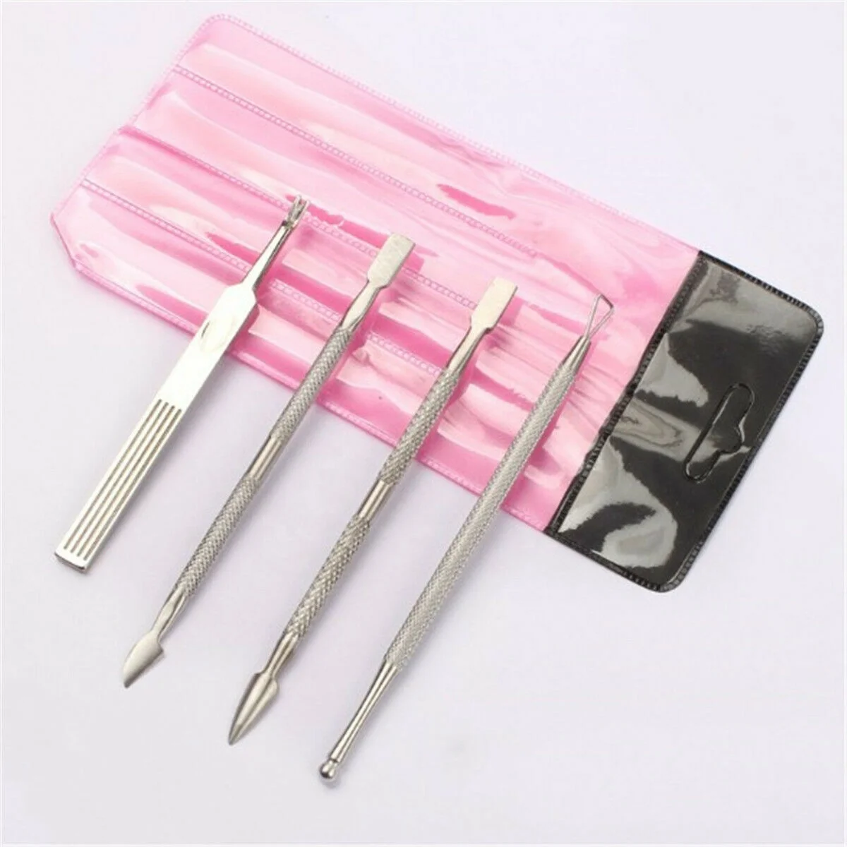 nail cuticle care pusher spoon trimmer file manicure pedicure