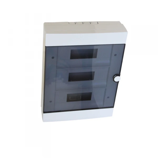 Power Distribution Box Plastic Mounted Surface Electrical 36 Modules