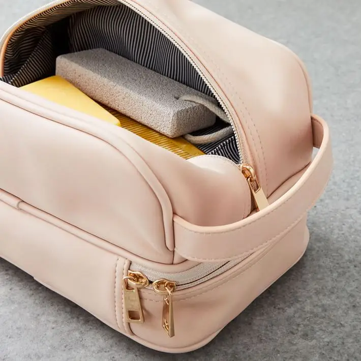 
Оптовая продажа под заказ, кожаный комплект для путешествий, Женская Праздничная Спортивная розовая сумка 