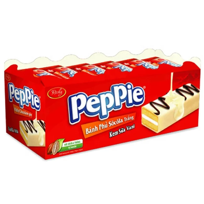 Peppie Vanilla Milk Chocolate Pie