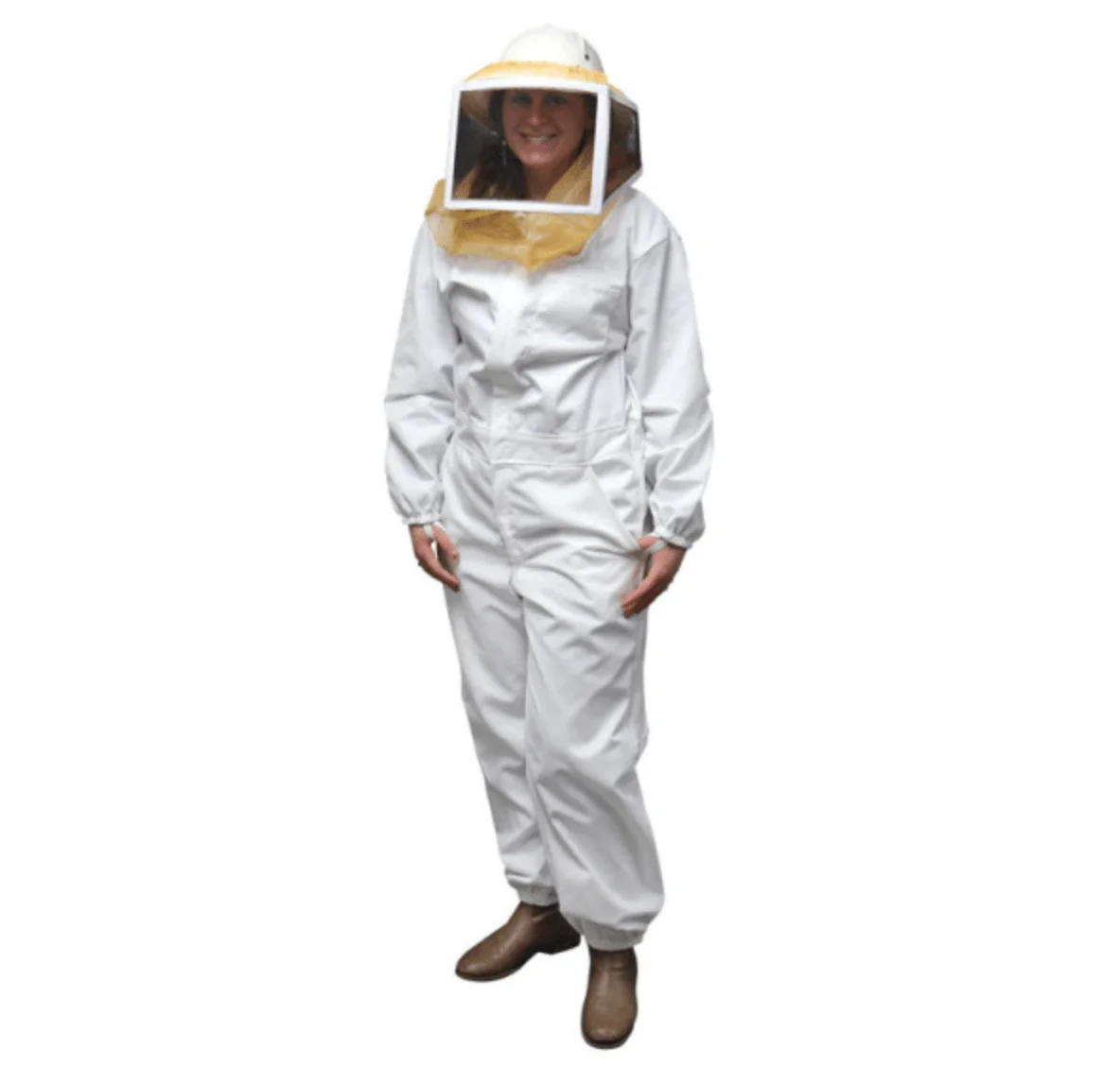 2XL Anti Bee Suit Zipper Beekeeping Protective Jacket Coat With Hood Protector 