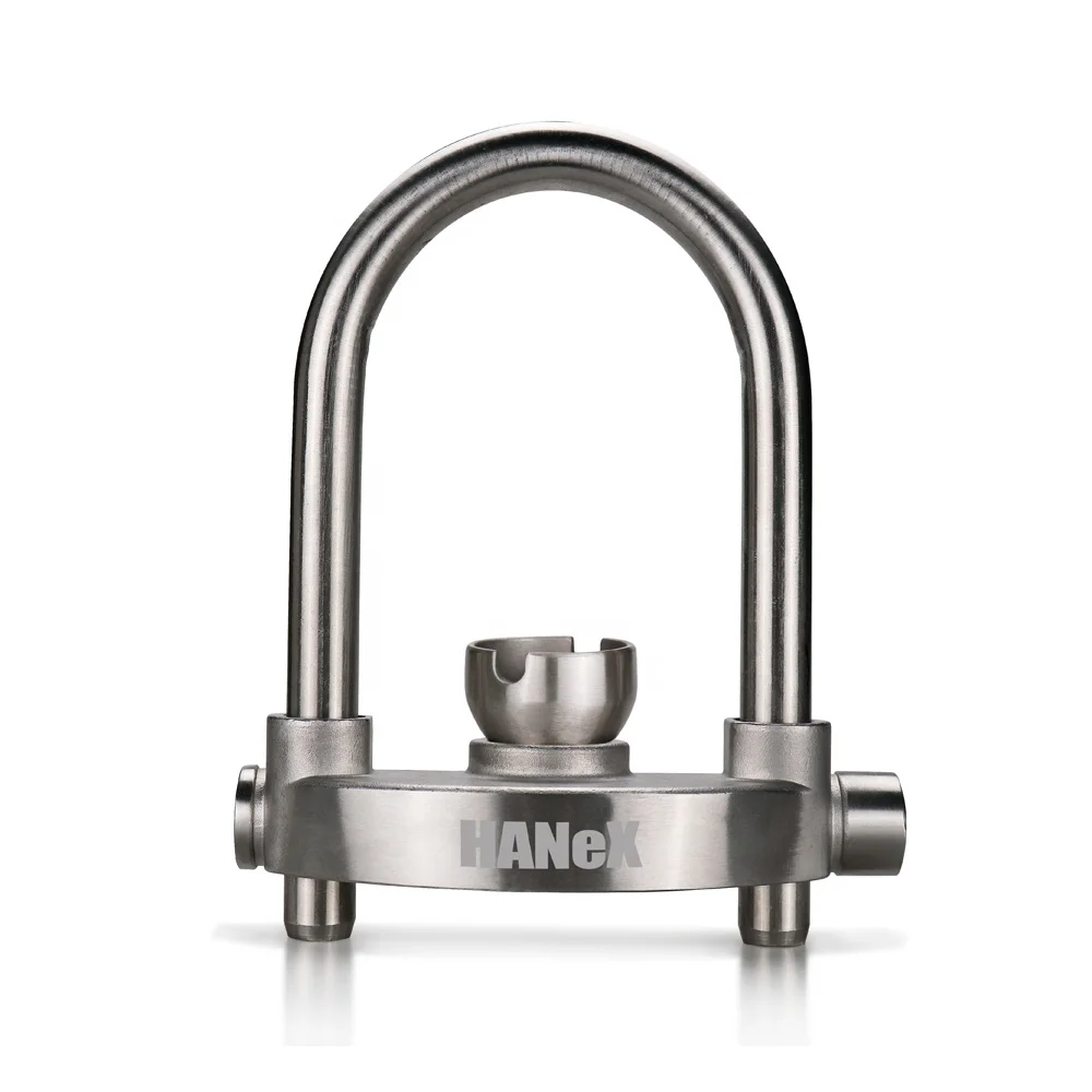 Classic U-Lock Design Trailer Lock Full Stainless Steel Material Removable Ball To Fit Range of Hitches Quality Trailer Lock