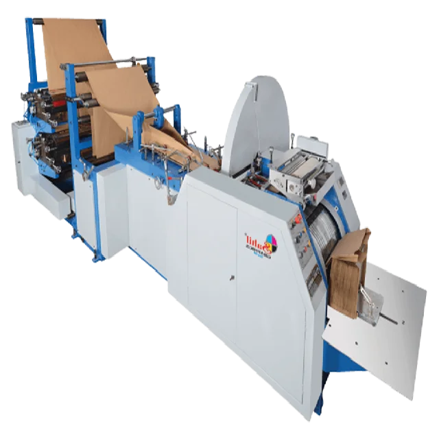Fully Automatic Paper Bag Machine With Online Colour Handle Used Full