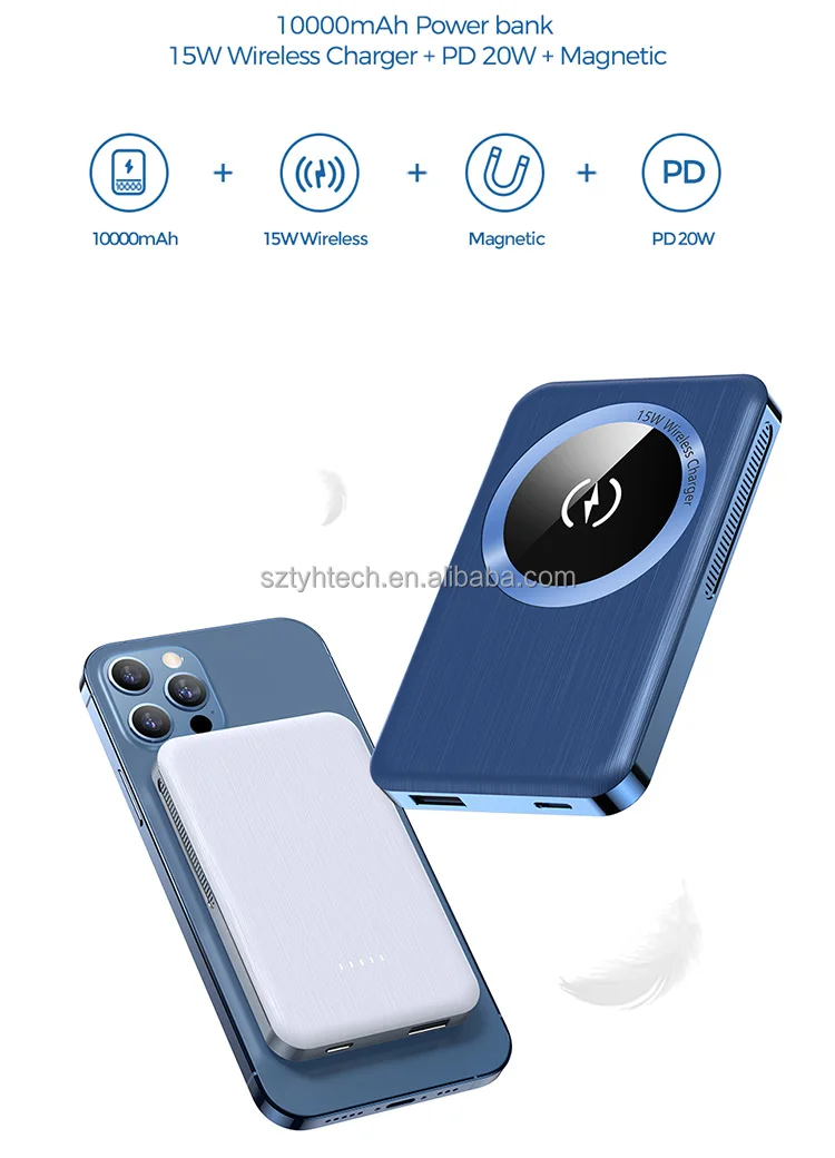 Tongyinhai magsafe accessories factory price Wireless magsafe magnetic powerbank portable charger power bank - ANKUX.COM