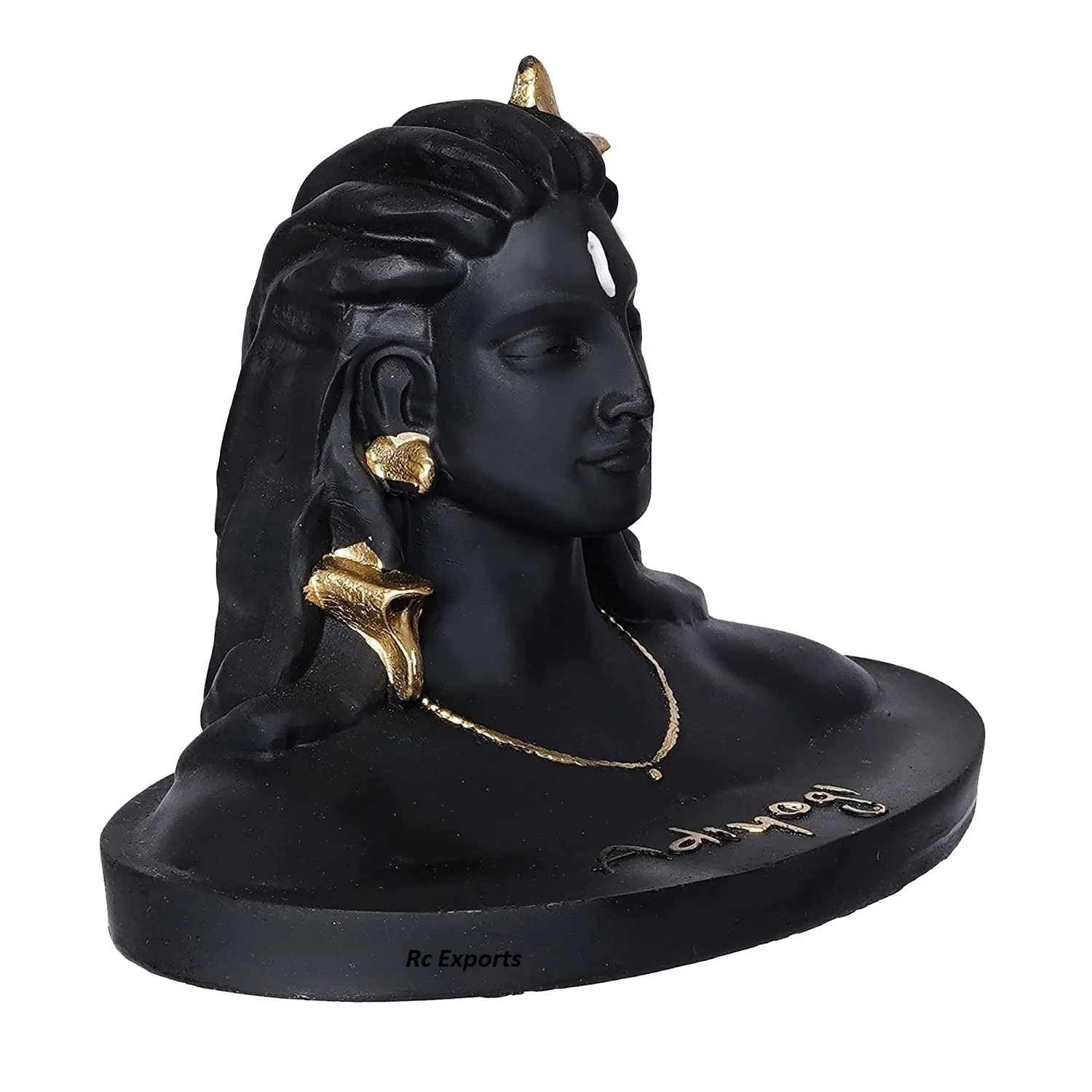 Polyresine Adiyogi Shiva Statue For Home Decor Office Desk Pooja