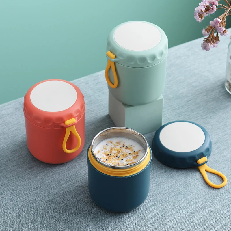 European Smart Container Lunch Box Warmer School Cheap Children Hot Vacuum Thermal Stainless Steel Insulated Food Flask