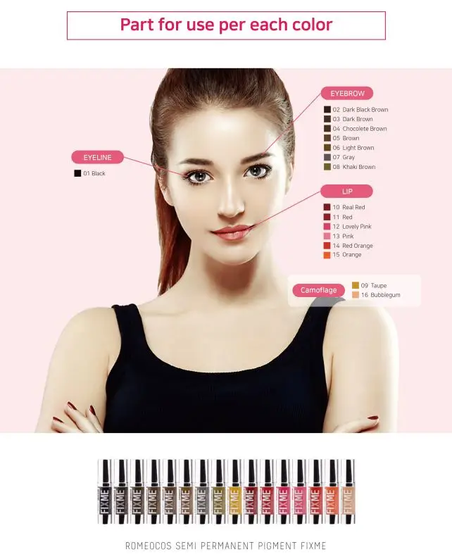 For Microblading Machine Permanent Makeup KOREA PMU FIXME Semi High Quality Beauty Iteam Tattoo Supplies
