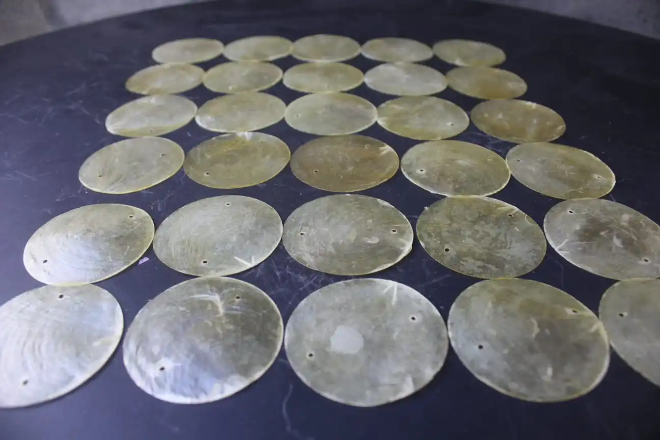 Indonesia Raw Capiz Shells Custom Colors, Custom Models Capiz Shell Crafts