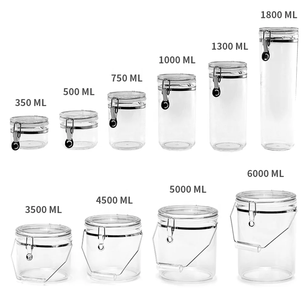 hna taiwan made airtight clear acrylic