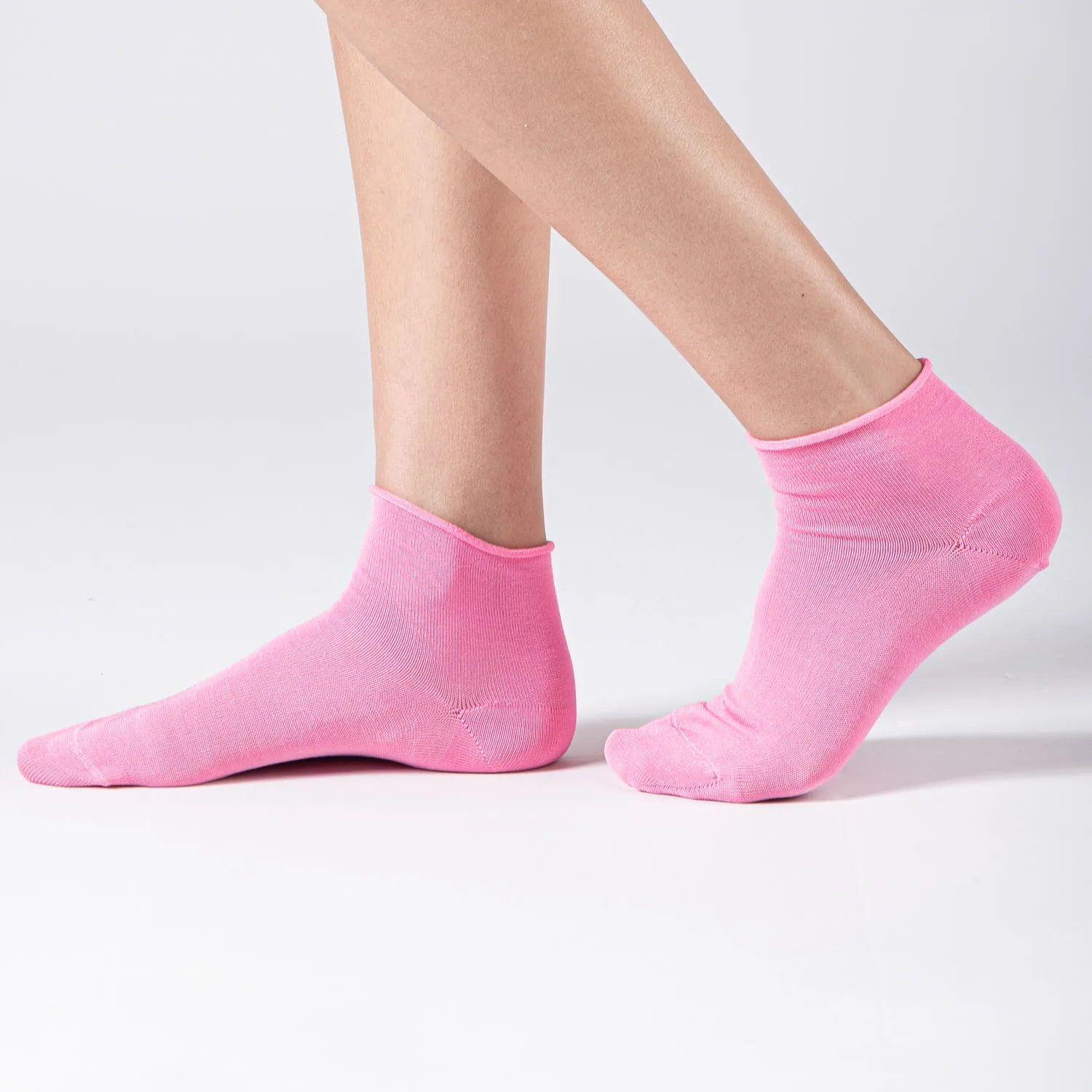 Italian Manufacturer's High Quality Women's Slouch Dress Socks Cute Cotton Crew for Everyday Situations