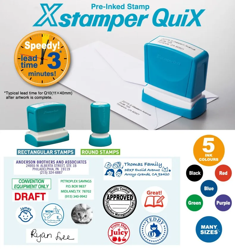 Personal Uses Stamp Machine Stationery Custom Office School Supplies