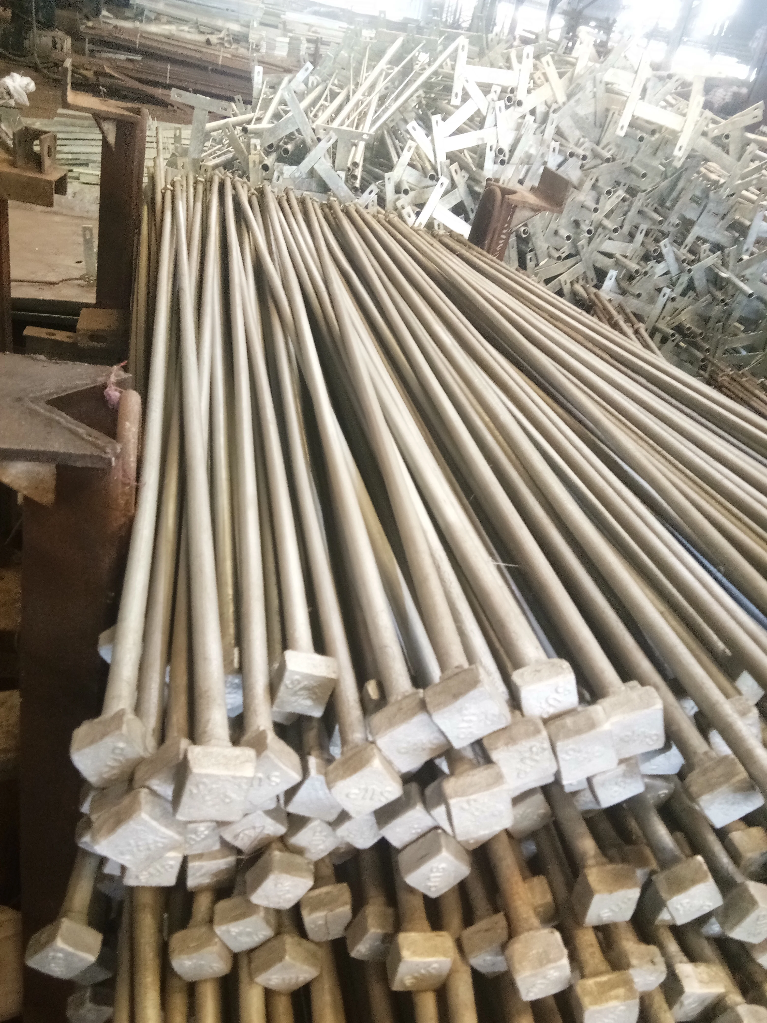 Electrical Stay Rod Complete Set /pole Line Hardware/hot Dip Galvanized Steel Electric Power Line Fittings Bow Type Stay Rod