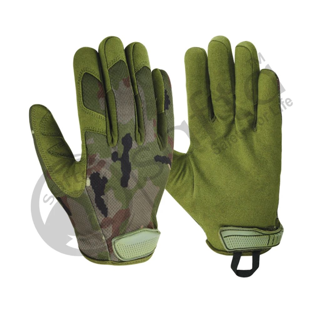 皮革迷彩战术手套安全防护服户外战术军事运动军团绿色s-xxxl - buy