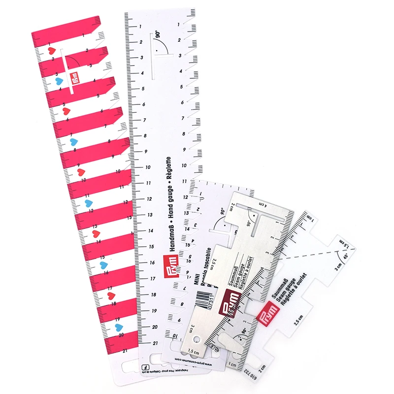 Prym Hand Gauge 20 Cm – Righello E Calibro Per Maglieria, Calzini E Campioni Di Tensione – 1 Pezzo