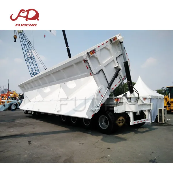 34トン鋼スーパーリンクダンプセミトレーラー石炭とクロム輸送