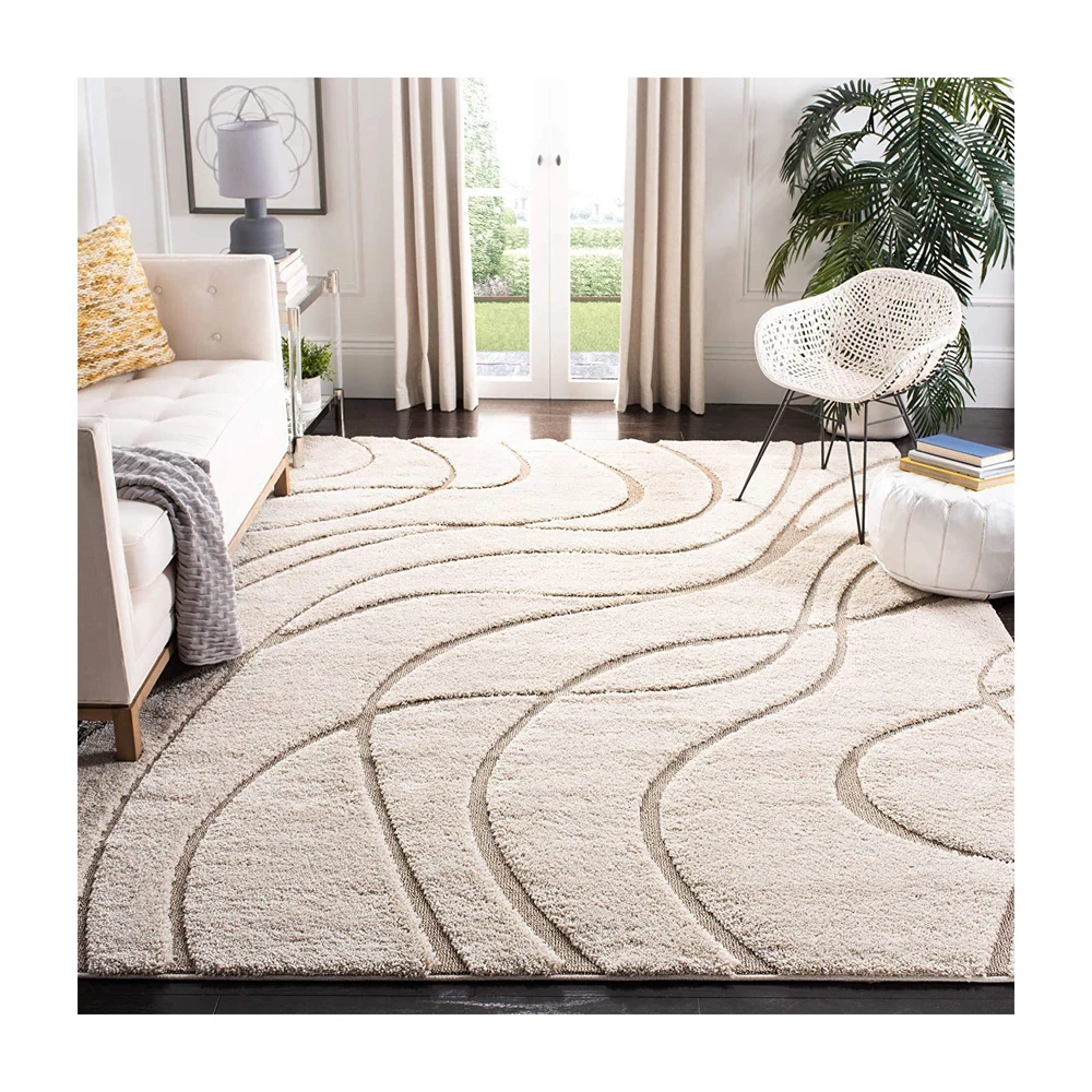 Home Decor Luxury Floor Living Room Large Custom Fluffy Shaggy Carpets 