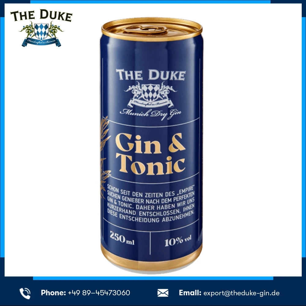 High Premium Quality Gin Suppliers The Duke Munich Dry Gin and Tonic