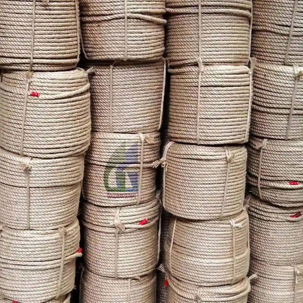 Jute Ropes 30mm Twisted Battle Rope Sustainable Climbing Gardening