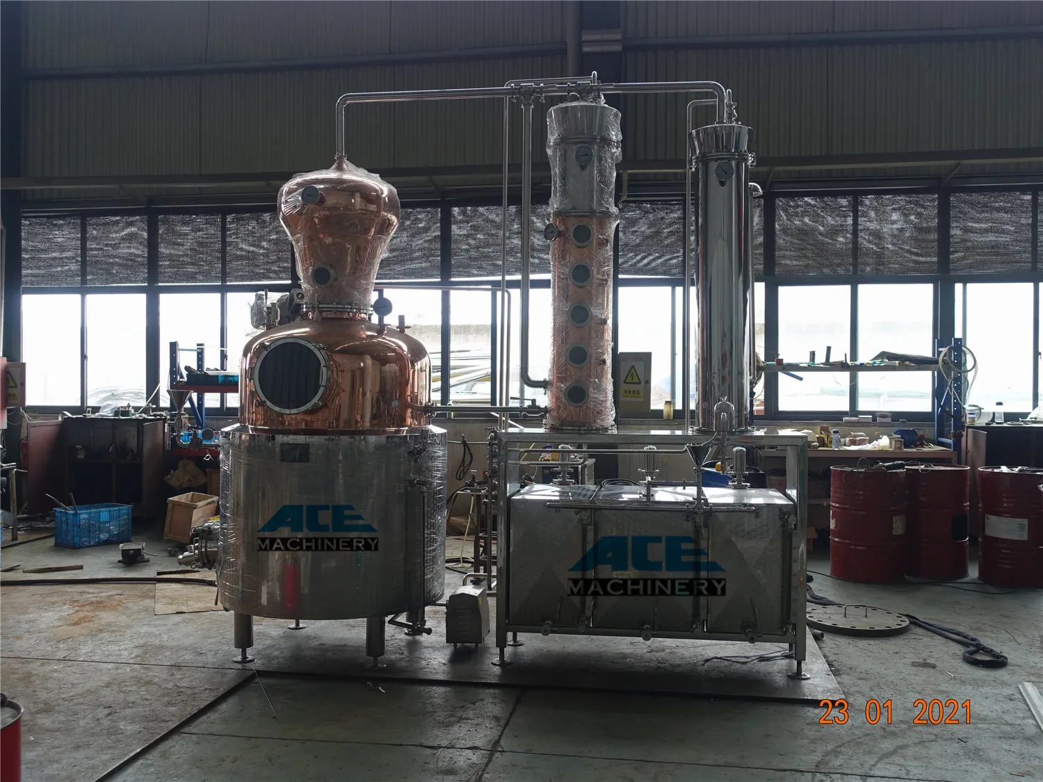 100l5000l Rose Water Distilling Line Alembic Copper Distillation Essential Oil Still Buy Rose