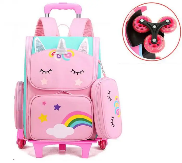 Custom Children Luggage Suitcase Rolling Case Travel Bag Design Trolley ...