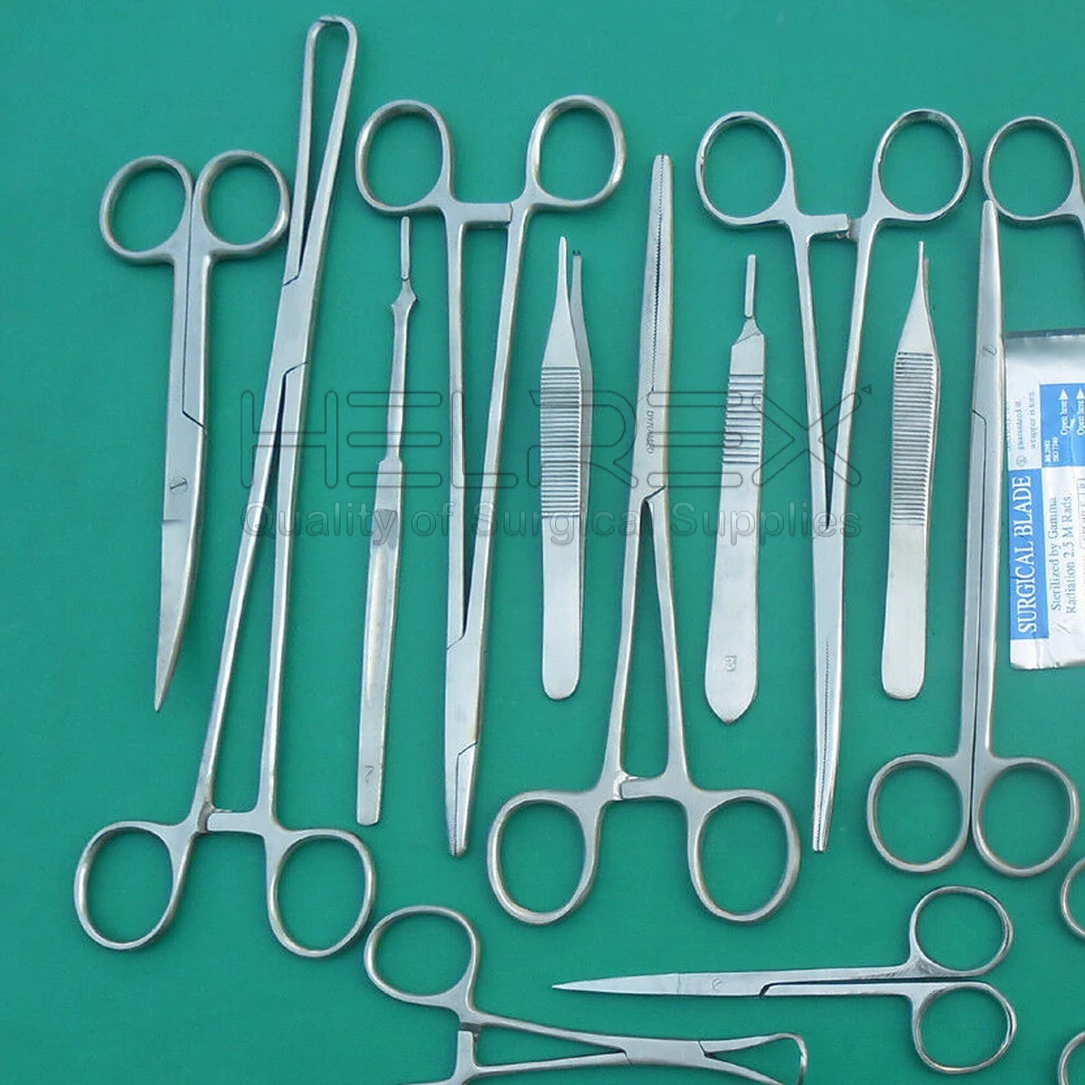 Veterinary Suture Kit Of 45 Pcs Surgical Instruments Stainless Steel