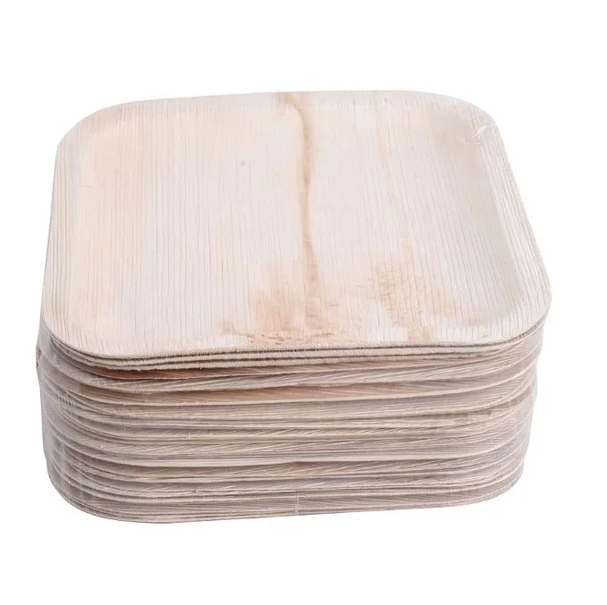 High Quality Areca Palm Leaf Plates Round And Square Buy Palm Leaf