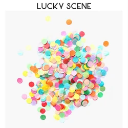 Разноцветные бумажные конфетти, праздники и украшения на день рождения, разные цвета, S00014