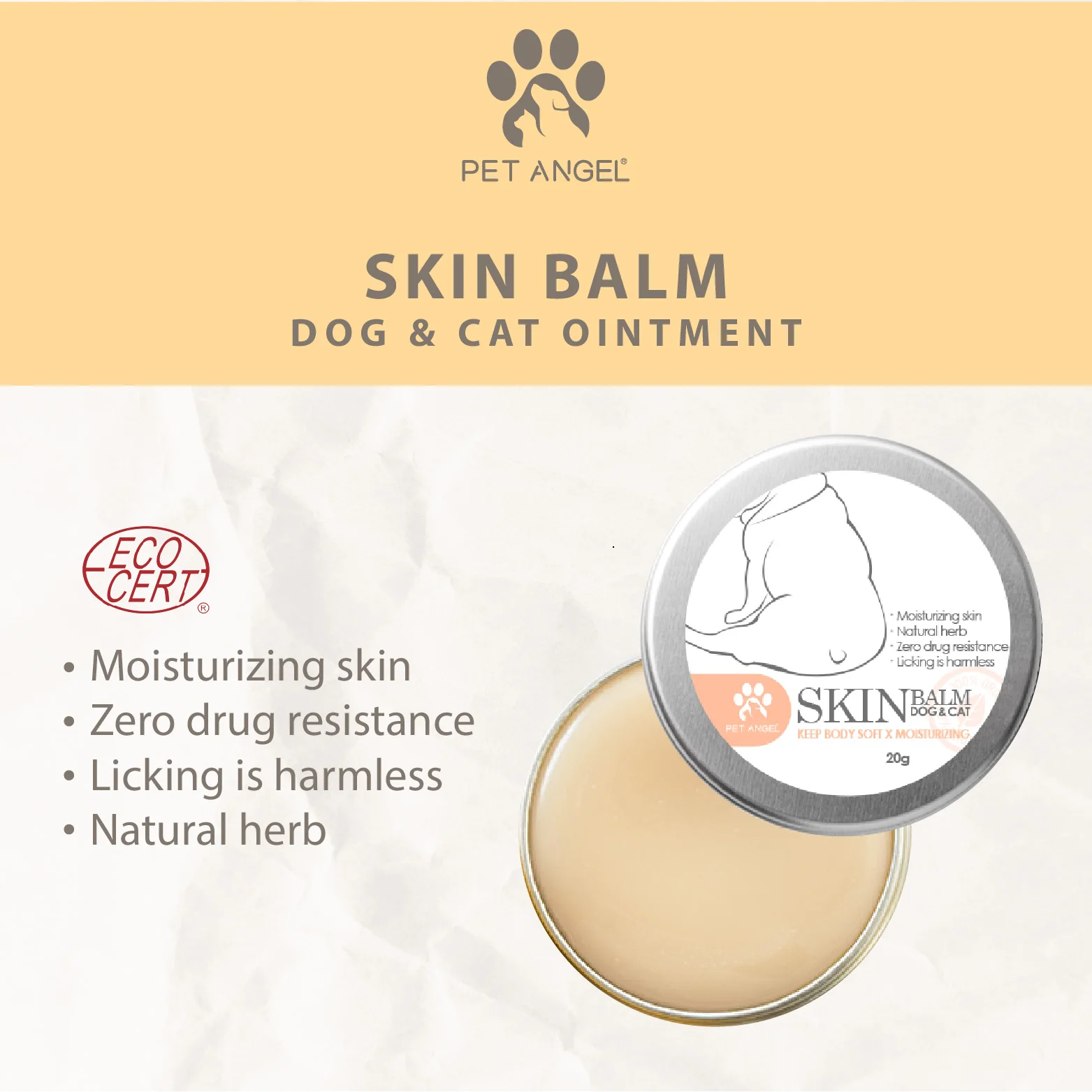 Pet Skin Balm Moisturizing Surface Smooth Dog Cat Care Cream Ointment Best Price Buy Ointment