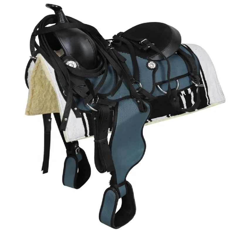 manaal enterprises synthetic western horse saddle with pad - buy