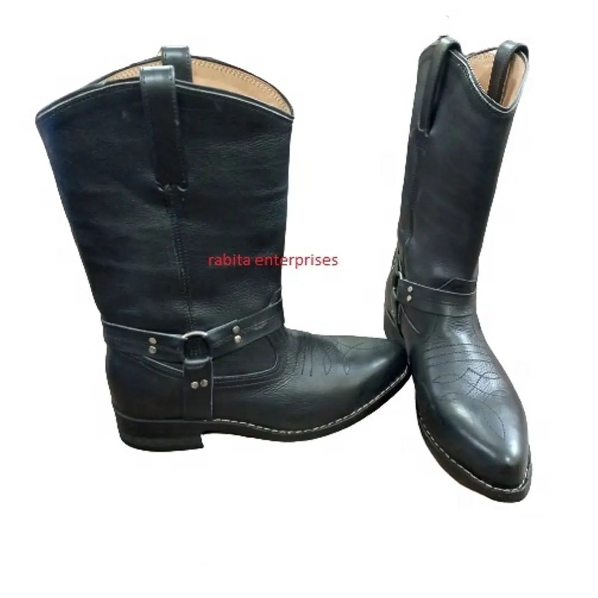 leather boot harness
