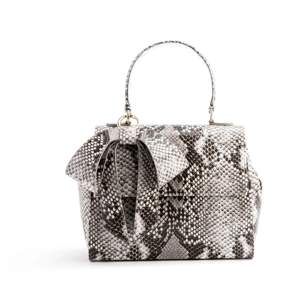 Sac A Main A Queue De Coton Pour Femme Sac De Luxe Imprime Serpent Noir Et Blanc Styliste New York Tendance Buy Vegan Luxury Handbags Ethical Fashion Eco Friendly Vegan Fashion Pu Handbags Vegan Purse Vegan