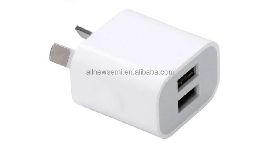 "Australian standard dual USB charger Australian Standard Dual Port USB adapter Australian standard fast dual USB charger "