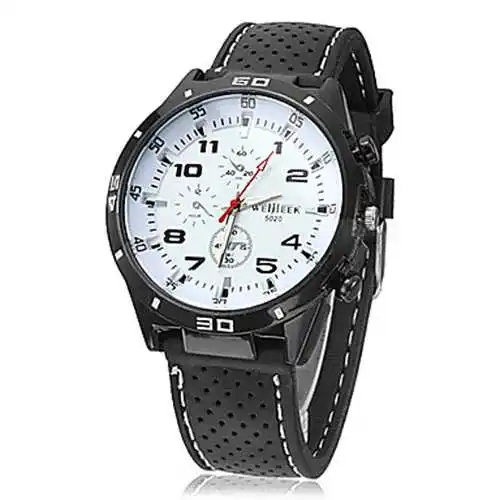 WJ-3052 Cheap Factory Direct Fashion Best Selling High Popularity Men Silicon Quartz Weijieer Watch