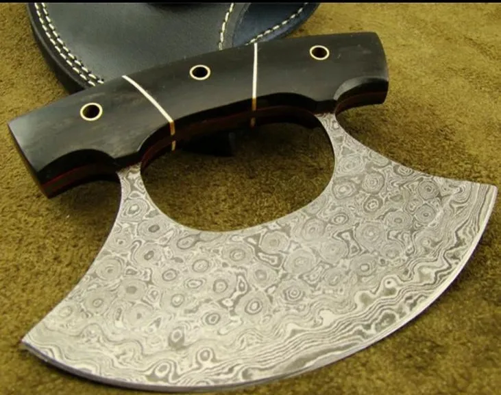 damascus steel cleaver knife
