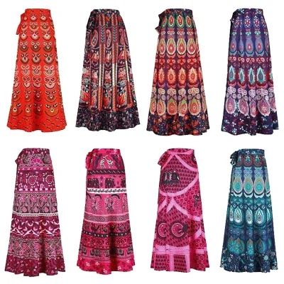 Wholesale Lots Indian Mandala Cotton Skirts,Handmade Summer Wear Wrap ...