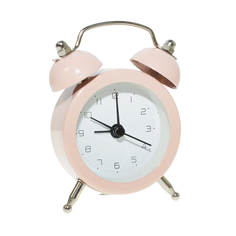 Классический милый Кварцевый Подарок T133 для рекламы современный домашний стол оптовая продажа мини-будильник металлические
