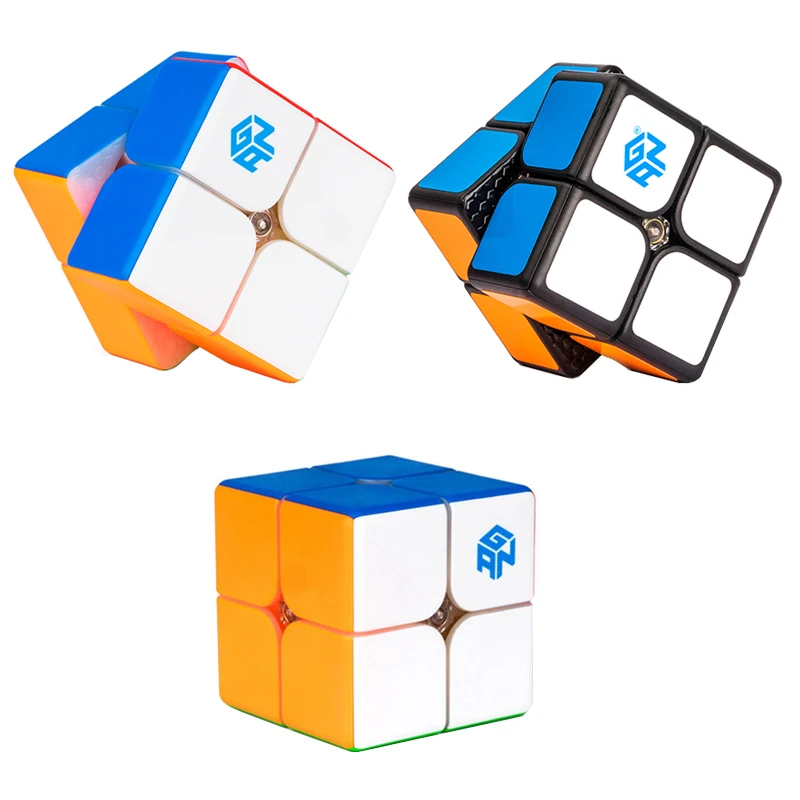 GAN 249 V2 2X2x2 Magic Cube Twist Puzzle Kids Toys Stickerless Match Game Pro 