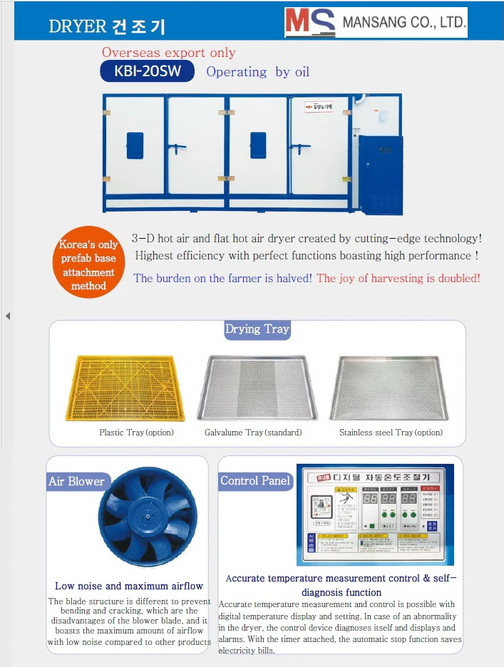 Agricultural And Fish Product Dryer Driers For Agricultural And Fish