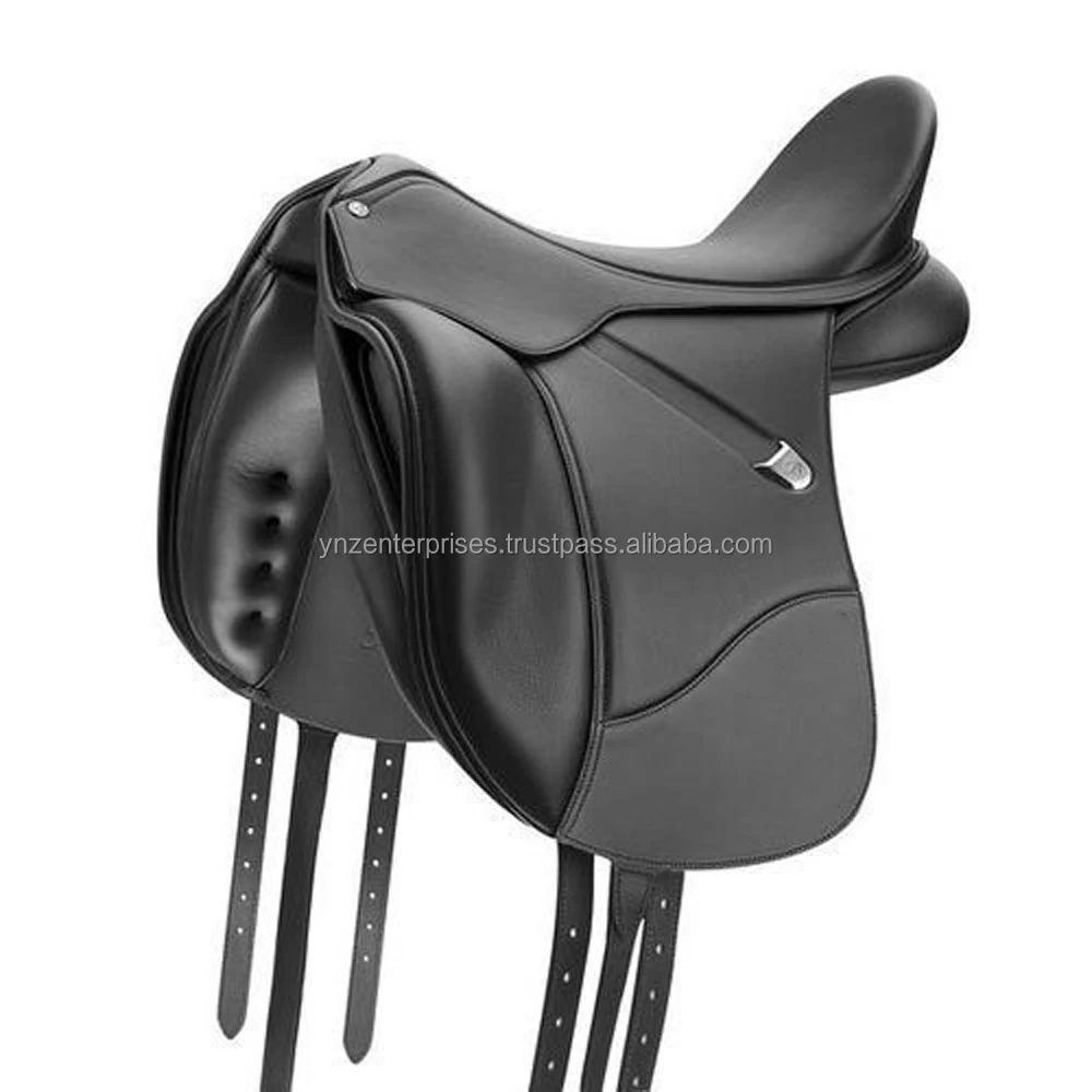 Selle cuir noir - Accessoires animaux