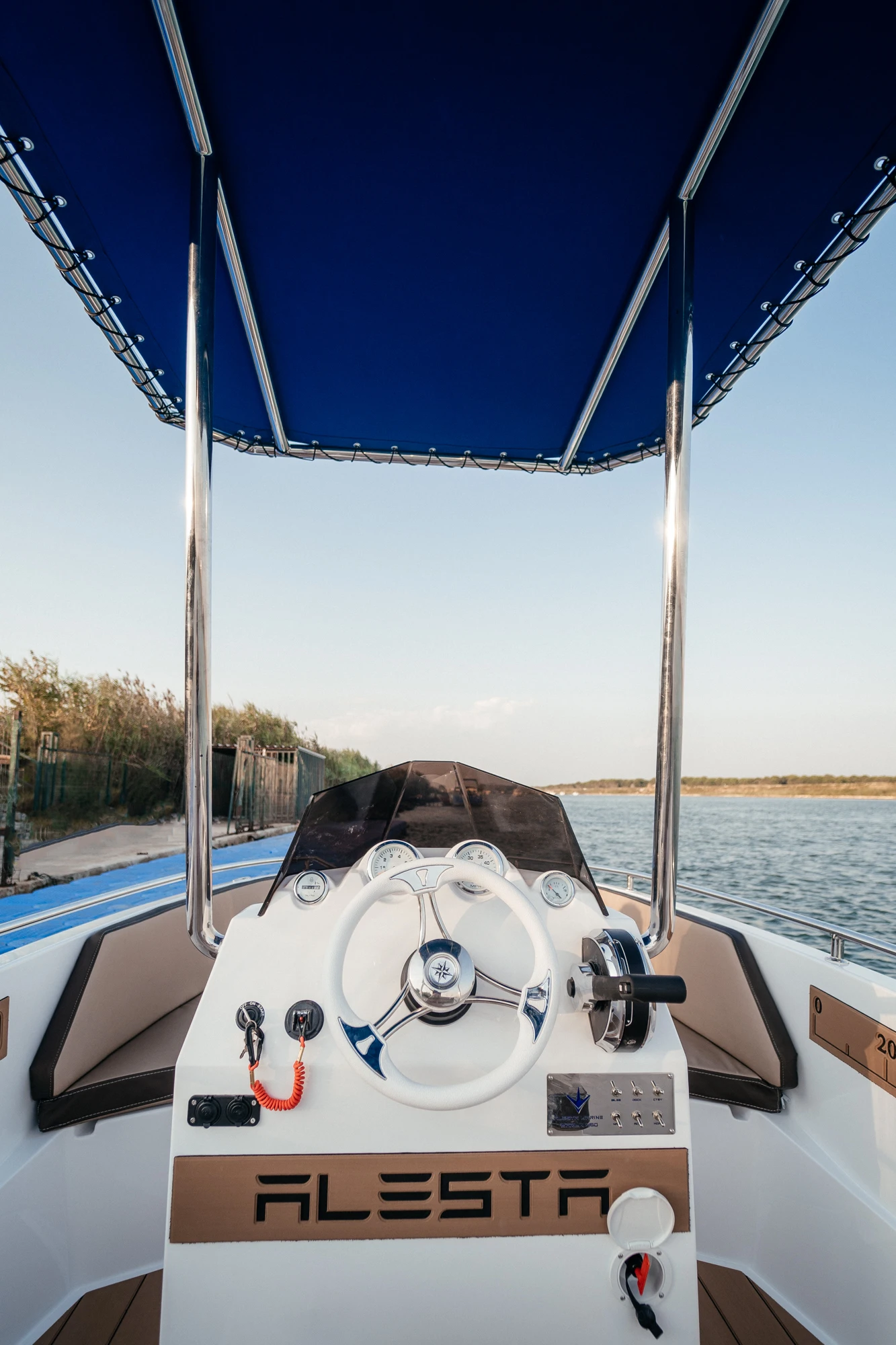 Alesta Marine Luxury Marlin 490 Model Dark Red New Fiber Glass Fishing