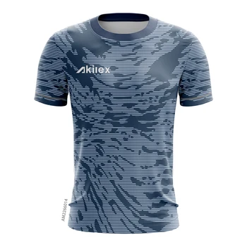 Custom logo quick dry shirt mens running shirt polyester spandex sport shirt for men