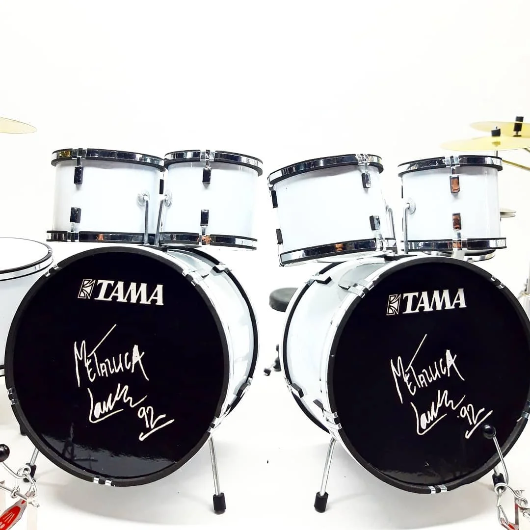 Miniatur Drum Tama White Music LarsMiniatur Drum Tama White Music Lars  