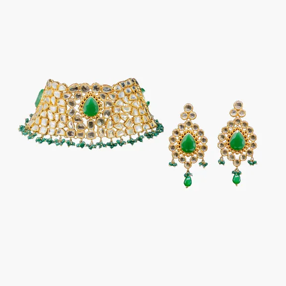 Handcrafted Heavy Bridal Choker Sets 