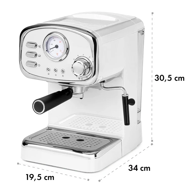 Home Automatic Espresso Coffee Cappuccino Coffee Maker Brews Coffee Machine By Forcing Press